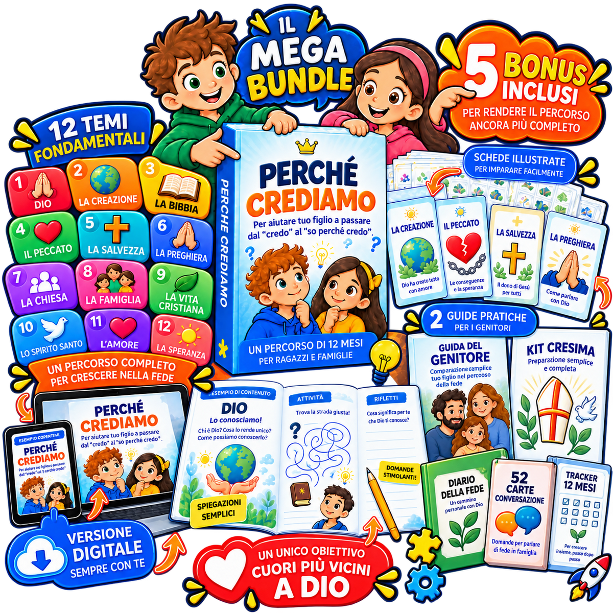 Fede che spiega — Percorso completo (12 mesi)