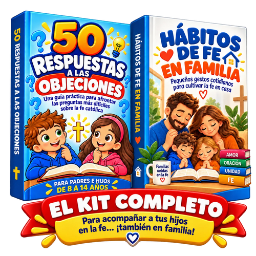 Kit completo: 50 Respuestas y Hábitos de Fe en Familia